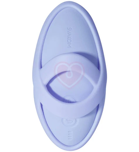 Вибратор на пальцы с нагревом Svakom Echo 2 голубой фото 5