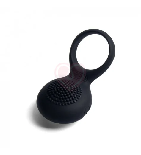 Эрекционное кольцо с клиторальным стимулятором Svakom Tyler чёрное фото 2