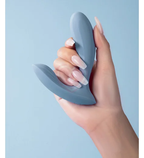 Вибратор Svakom Erica с управлением от приложения голубой фото 4