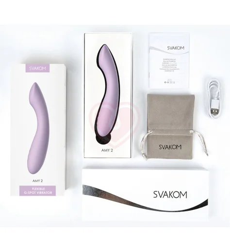 Вибратор Svakom Amy 2 для зоны G сиреневый фото 4