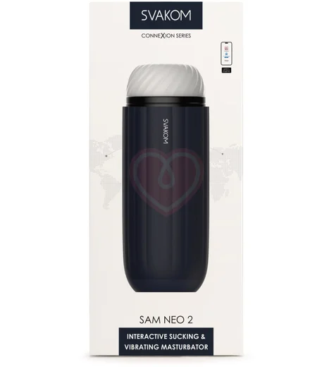Автоматический интерактивный пульсирующий мастурбатор Svakom Sam Neo 2 с приложением фото 8