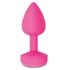 Анальная пробка с вибрацией Gvibe Gplug S малая розовая фото 1