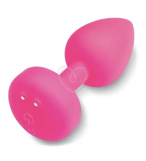 Анальная пробка с вибрацией Gvibe Gplug S малая розовая фото 3