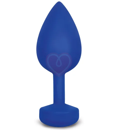 Анальная пробка с вибрацией Gvibe Gplug L большая синяя фото 1
