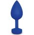 Анальная пробка с вибрацией Gvibe Gplug L большая синяя фото 1