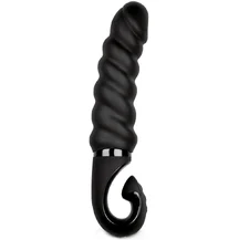 Рельефный витой вибратор Gvibe Gjack 2 чёрный