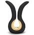 Вибратор с золотым покрытием Gvibe Mini Gold чёрный фото 1