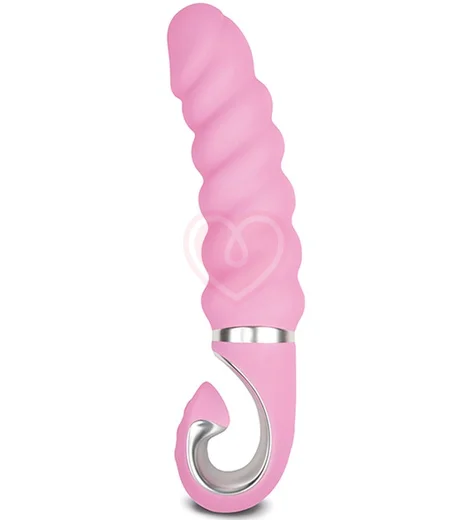 Рельефный витой вибратор Gvibe Gjack 2 розовый фото 1