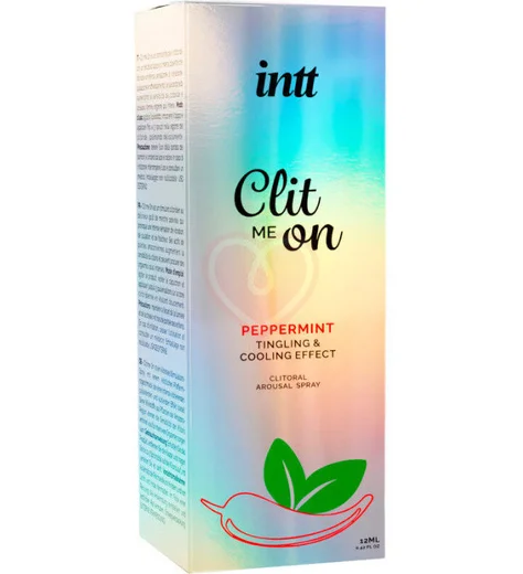 Возбуждающий спрей для клитора Intt Clit Me On Pepermint перечная мята 12 мл фото 2