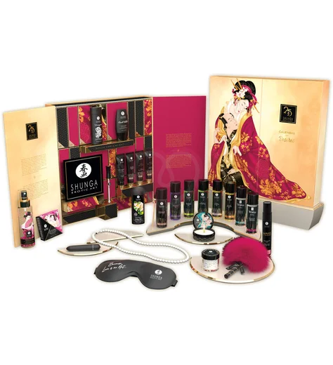 Юбилейный адвент-календарь Shunga Calendar of Desires с вибратором фото 1