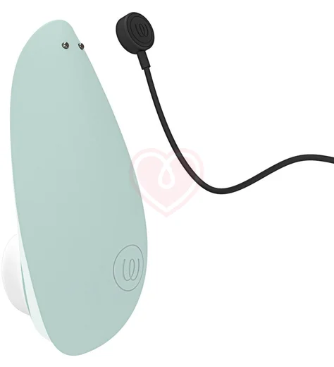 Вакуумный клиторальный стимулятор Womanizer Liberty 2 серо-зеленый фото 5