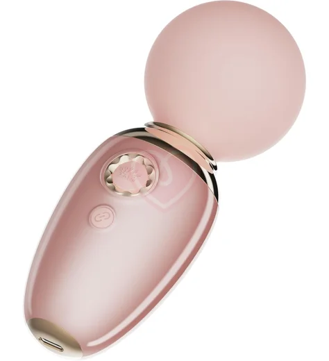 Минимассажёр с функцией нагрева Zalo Ava розовый фото 4