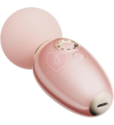 Минимассажёр с функцией нагрева Zalo Ava розовый фото 5