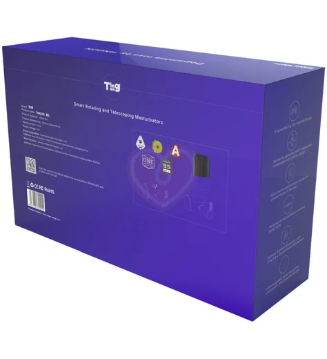 Интерактивный автоматический мастурбатор с нагревом и дистанционным управлением Tingon M1 чёрный фото 7