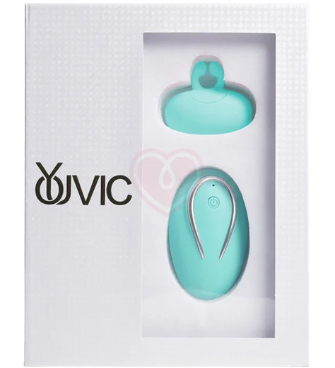 Клиторальный вибратор с пультом Youvic бирюзовый фото 5