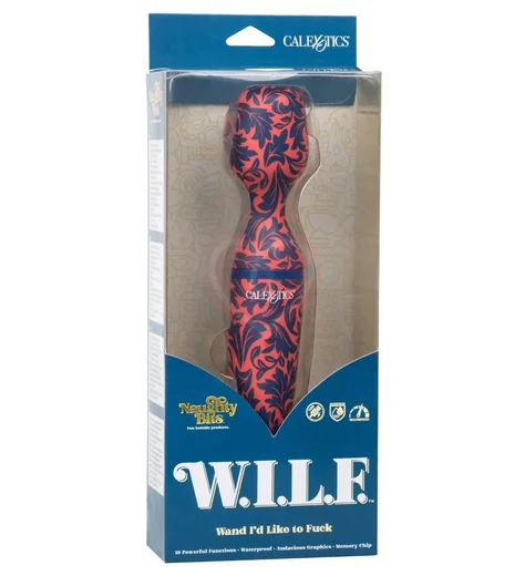 Вибромассажёр с узором Naughty Bits W.I.L.F фото 5