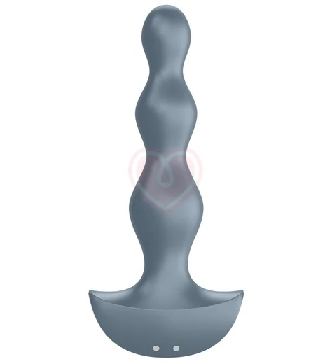 Анальный вибростимулятор Satisfyer Lolli Plug 2 серый фото 4