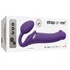Безремневой страпон с вибрацией и пультом управления Strap-on-me M фиолетовый фото 2