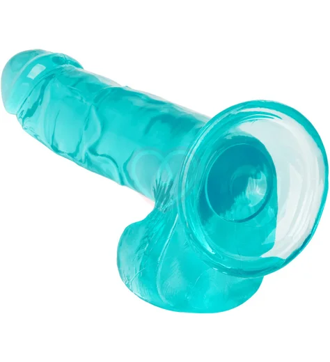 Фаллоимитатор Size Queen 15 см голубой фото 5