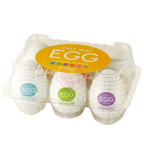 Набор мастурбаторов в форме яйца Tenga Eggs Set 6 шт фото 3