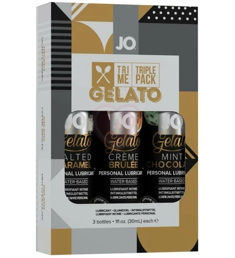 Набор вкусовых лубрикантов System JO Tri Me Triple Pack Gelato фото 2