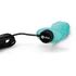 Рельефная вибропробка b-Vibe Bump Texture Plug бирюзовая фото 4