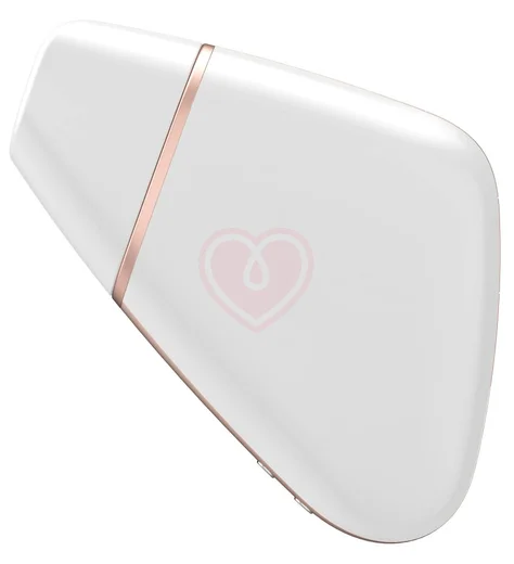 Вакуумный стимулятор с приложением Satisfyer Love Triangle белый фото 6