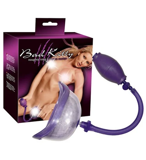 Помпа вакуумная для вагины Bad Kitty фиолетовая фото 2