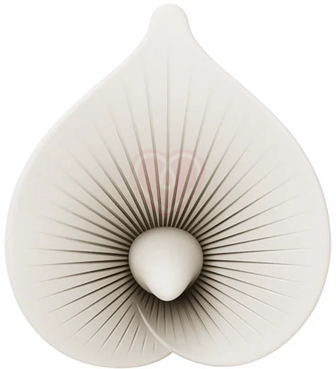 Вибратор в форме цветка Zalo Calla бежево-розовый фото 4