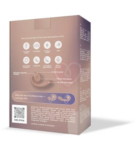 Раскручивающийся вибратор Svibe Gizi персиковый фото 6