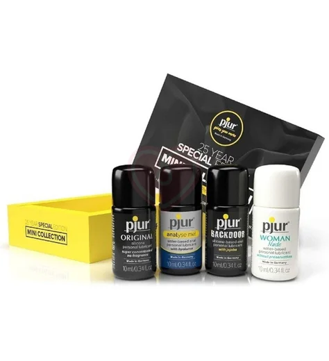 Набор лубрикантов Pjur Mini Collection в мини-формате 4 шт по 10 мл фото 2