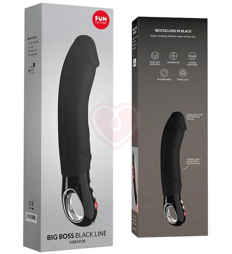 Вибратор Fun Factory Big Boss G5 Black Line чёрный фото 3