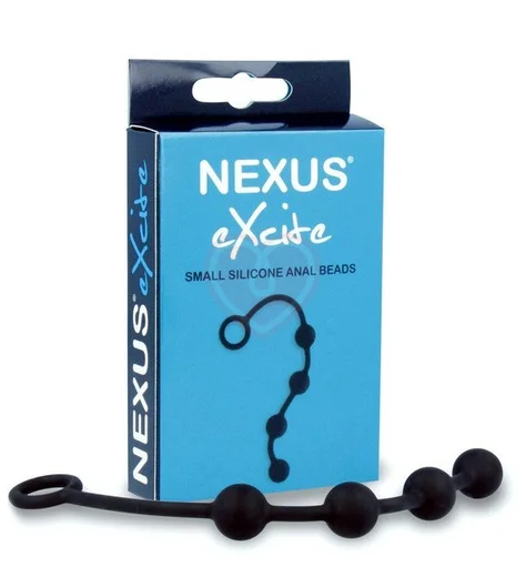 Анальная цепочка Nexus Excite S чёрная фото 3