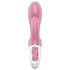 Расширяющийся вибратор с клиторальным стимулятором Satisfyer Air Pump Bunny 2 розовый фото 3