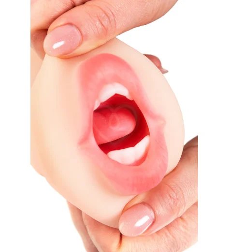 Мастурбатор-ротик с зубами язычком и вагиной Juicy Pussy by Toyfa Pretty Mouth фото 5