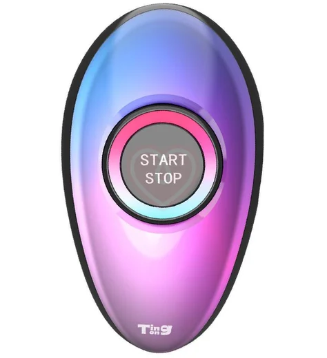 Интерактивная анальная вибропробка с дистанционным управлением Tingon A1 синяя фото 3