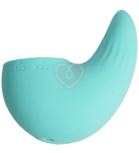 Вибратор 2в1 Youvic бирюзовый фото 6