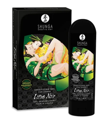 Возбуждающий гель Shunga Lotus Noir 60 мл фото 2