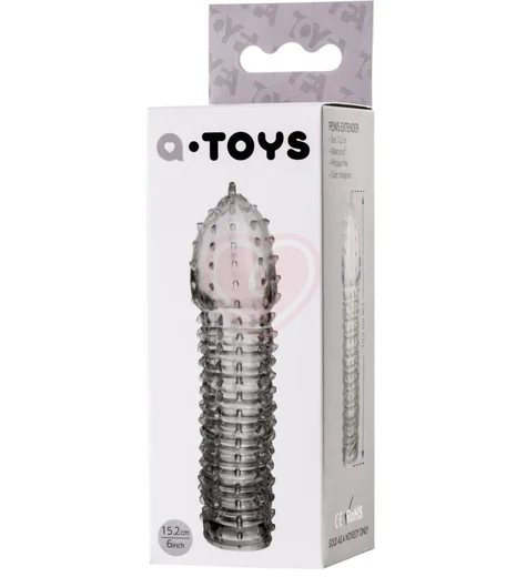 Прозрачная стимулирующая насадка на пенис с усиками ToyFa A-Toys фото 5