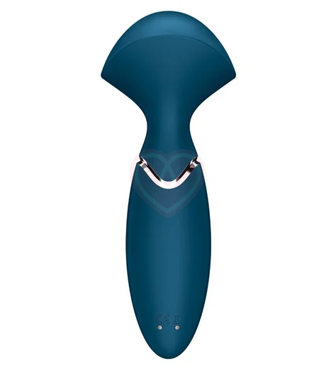 Мини-вибромассажер Satisfyer Mini Wand-er синий фото 3