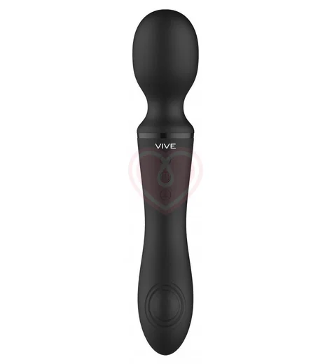 Двухсторонний мини-вибромассажёр Enora чёрный фото 2