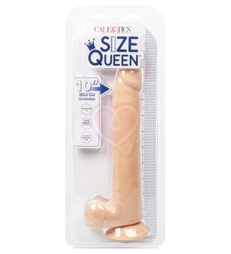 Большой фаллоимитатор Size Queen 25 см телесный фото 3
