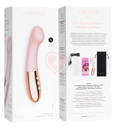 Вибратор для зоны G Le Wand Gee розовое золото фото 7