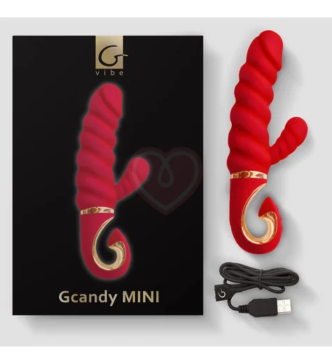 Рельефный вибратор Gvibe Gcandy Mini с кончиком для стимуляции клитора фото 3