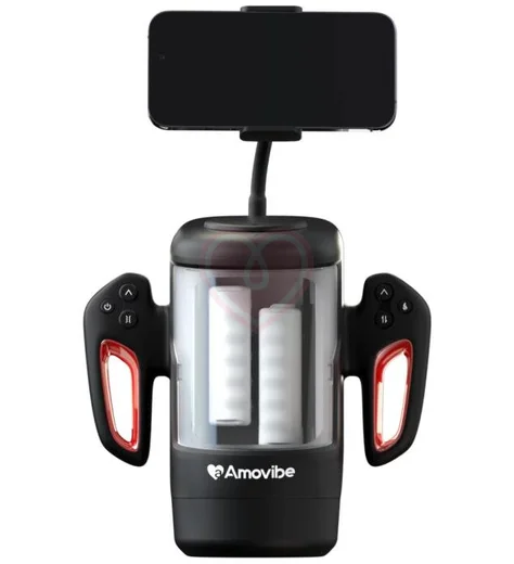 Робот-мастурбатор с нагревом Amovibe Game King фото 4