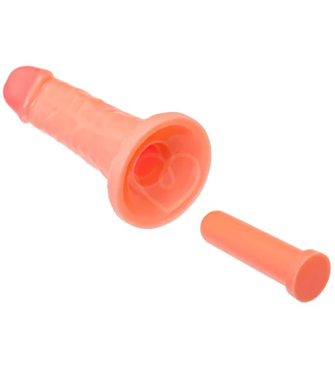 Реалистичный фаллоимитатор на присоске RealStick Caliber 14-3 телесный фото 8