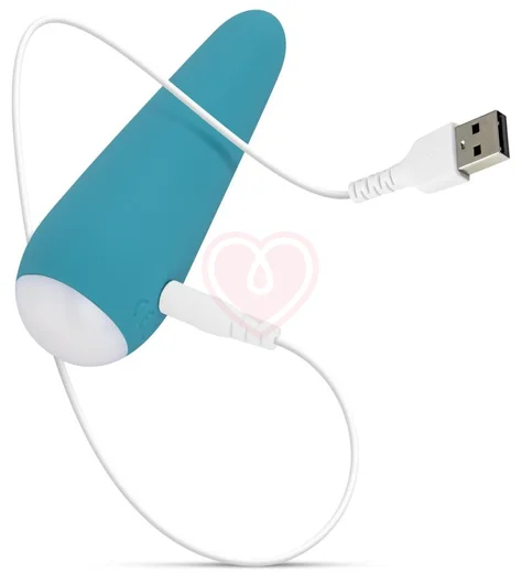 Мини-вибратор Cala Azul Julia Mini голубой фото 8