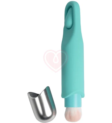 Вибропуля-щёточка с ротацией Youvic бирюзовая фото 3