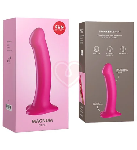 Фаллоимитатор Fun Factory Magnum малиновый фото 3