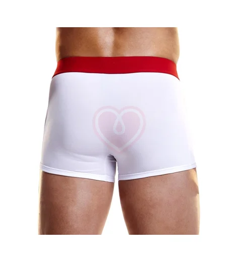 Белые мужские боксёры Hustler на широкой резинке из микрофибры фото 2